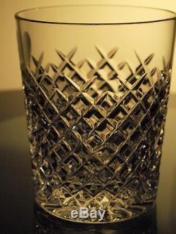 Waterford Crystal Alana Whisky Tumblers Pair Double Old Fashioned 12 Oz New
