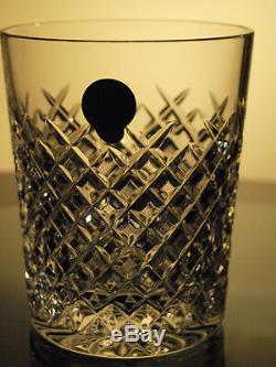 Waterford Crystal Alana Whisky Tumblers Pair Double Old Fashioned 12 Oz New
