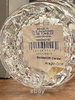 Waterford Crystal Araglin 12 oz Double Old Fashioned Tumbler, New In Box, Rare