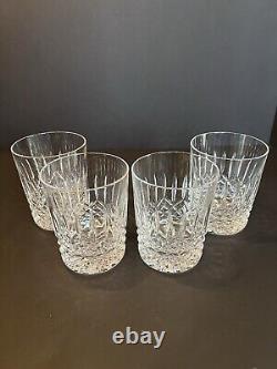 Waterford Crystal BALLYBAY Double Old Fashioned Set of 4 in Original Box IRELAND
