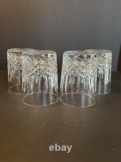 Waterford Crystal BALLYBAY Double Old Fashioned Set of 4 in Original Box IRELAND