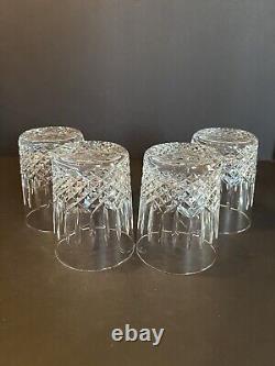 Waterford Crystal BALLYBAY Double Old Fashioned Set of 4 in Original Box IRELAND