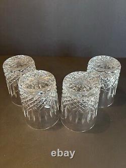 Waterford Crystal BALLYBAY Double Old Fashioned Set of 4 in Original Box IRELAND