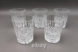Waterford Crystal Ballybay Double Old Fashioned Tumbler Glasses Set Of 5