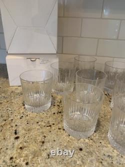 Waterford Crystal Barcelona Set Of 8 Double Old Fashioned Glasses