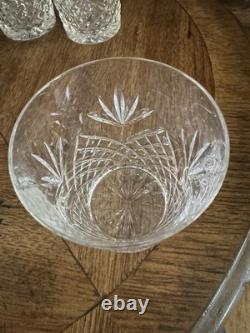 Waterford Crystal Ciara Double Old Fashioned Rocks Glasses 4 3/8 Set Of 4 NIB