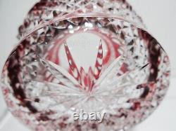 Waterford Crystal Clarendon Double Old Fashioned Glass Ruby Red