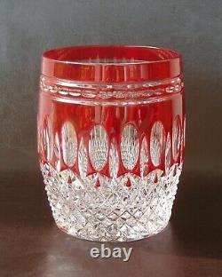 Waterford Crystal Clarendon Ruby Double Old Fashioned Glass