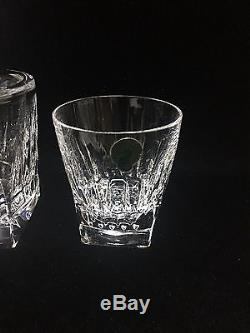 Waterford Crystal Clarion Decanter Set with 2 Doubled Old Fashioned John Connolly