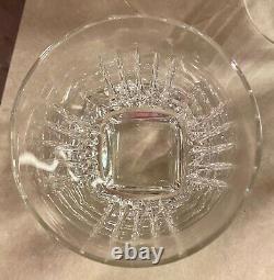 Waterford Crystal Clarion Double Old Fashioned Glasses NICE Set of 4