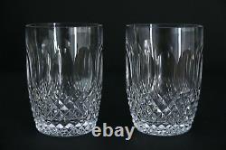 Waterford Crystal Colleen Double Old Fashioned 12oz Flat Tumbler Glass 4.5 PAIR