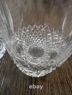 Waterford Crystal Colleen Double Old Fashioned Tumbler Glasses 4 3/8 Set of 2