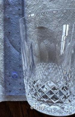 Waterford Crystal Colleen Double Old Fashioned Tumbler Glasses 4 3/8 Set of 4