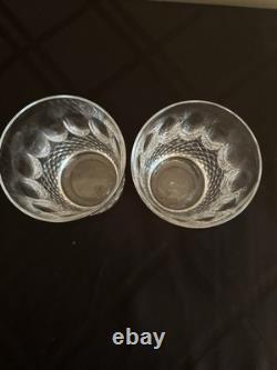 Waterford Crystal Colleen Double Old Fashioned Whiskey Glasses Set Of 2