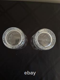 Waterford Crystal Colleen Double Old Fashioned Whiskey Glasses Set Of 2