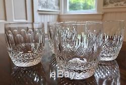 Waterford Crystal Colleen Set of 4 Double Old Fashioned Tumbler 9 oz. Vintage