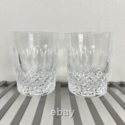 Waterford Crystal Colleen Short Stem Double Old Fashioned Glasses Set of 2