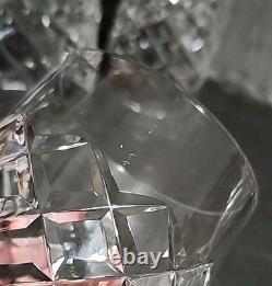 Waterford Crystal Comeragh Double Old Fashioned Tumbler 4 1/2 H Glass Set of 4