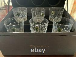 Waterford Crystal Connoisseur Heritage Double Old Fashioned Glasses/Set of 6/New