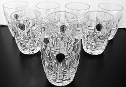 Waterford Crystal Crookhaven Double Old Fashion Whiskey Glass Tumbler Set of 8