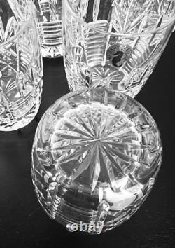 Waterford Crystal Crookhaven Double Old Fashion Whiskey Glass Tumbler Set of 8