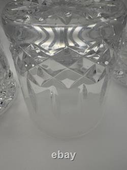 Waterford Crystal Double Fashioned Whiskey Glass Set of 7