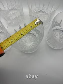 Waterford Crystal Double Fashioned Whiskey Glass Set of 7
