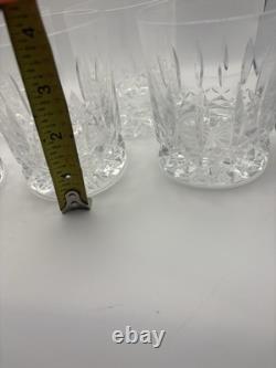Waterford Crystal Double Fashioned Whiskey Glass Set of 7