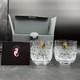 Waterford Crystal Double Old Fashion Rocks Whiskey Glasses Dorrance Set 2 Box