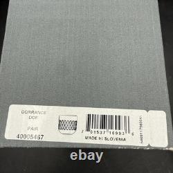 Waterford Crystal Double Old Fashion Rocks Whiskey Glasses Dorrance Set 2 Box