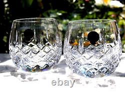 Waterford Crystal Double Old Fashioned 8oz. Whiskey Tumbler Set of 2 Brand New