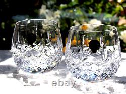 Waterford Crystal Double Old Fashioned 8oz. Whiskey Tumbler Set of 2 Brand New