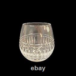 Waterford Crystal Double Old Fashioned Bolton Wine Brandy Glasses Set of 2