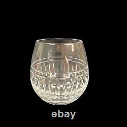 Waterford Crystal Double Old Fashioned Bolton Wine Brandy Glasses Set of 2