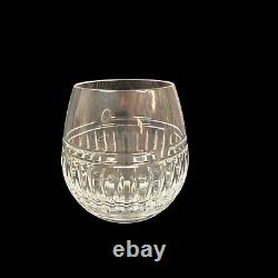 Waterford Crystal Double Old Fashioned Bolton Wine Brandy Glasses Set of 2