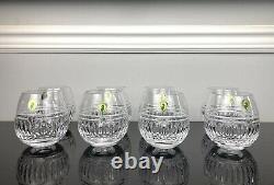 Waterford Crystal Double Old Fashioned Bolton Wine Brandy Glasses Set of 8