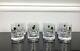 Waterford Crystal Double Old Fashioned Cluin Tumblers Brandy Glasses Set of 8