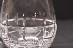 Waterford Crystal Double Old Fashioned Cluin Wine Brandy Glasses Set of 3