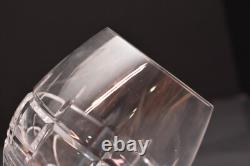 Waterford Crystal Double Old Fashioned Cluin Wine Brandy Glasses Set of 3