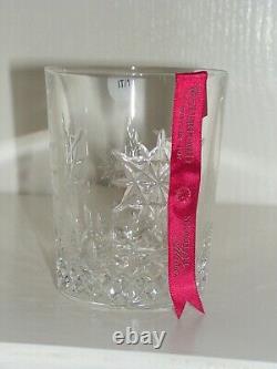 Waterford Crystal Double Old Fashioned Glass2011 JoySnowflake WishesTumbler