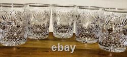 Waterford Crystal Double Old Fashioned Glass Millennium Series Prosperity Set 5