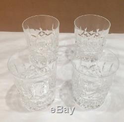 Waterford Crystal Double Old Fashioned Glasses Set Of 4