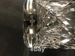 Waterford Crystal Double Old Fashioned Pair/Rare Kinshire Pattern Mint Unused