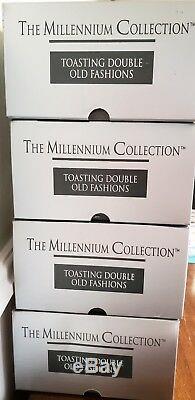 Waterford Crystal Double Old Fashioned The Millennium set unused in box perfect
