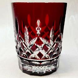 Waterford Crystal Drinking glass Talon Red Lismore Double Old Fashioned