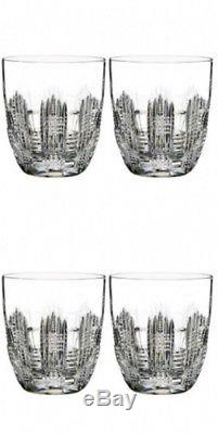 Waterford Crystal Dungarvan Double Old Fashioned, Pair Two Pairs 4 Glasses New
