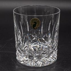 Waterford Crystal Eclipse Double Old Fashioned Glass Tumblers 3 3/4 Set of 4