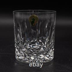 Waterford Crystal Eclipse Double Old Fashioned Glass Tumblers 3 3/4 Set of 4
