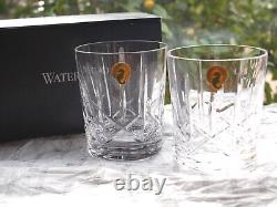Waterford Crystal Eimer Double Old Fashioned Whiskey Tumbler Set of 2 New in Box