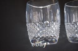 Waterford Crystal Glenmede Set of 3 Double Old Fashioned Tumbler Glasses 12 OZ